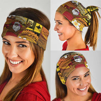 Papua New Guinea Retro Christmas Neck Gaiter Hamamas Krismas - Polynesian Pride
