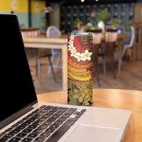 Papua New Guinea Retro Christmas Skinny Tumbler Hamamas Krismas LT05 - Polynesian Pride