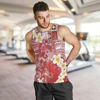 Tonga Christmas Men Tank Top Kilisimasi Fiefia Retro Style Red - Polynesian Pride
