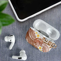 Tonga Christmas AirPods Case Kilisimasi Fiefia Retro Style Brown - Polynesian Pride