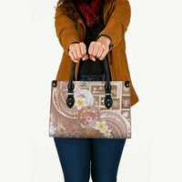 Tonga Christmas Leather Bag Kilisimasi Fiefia Retro Style Brown LT05 - Polynesian Pride