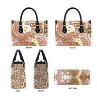 Tonga Christmas Leather Bag Kilisimasi Fiefia Retro Style Brown LT05 - Polynesian Pride