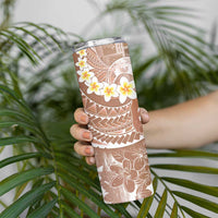 Tonga Christmas Skinny Tumbler Kilisimasi Fiefia Retro Style Brown LT05 - Polynesian Pride