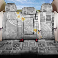 Tonga Christmas Back Car Seat Cover Kilisimasi Fiefia Retro Style White - Polynesian Pride