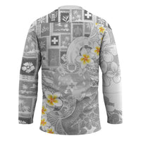 Tonga Christmas Hockey Jersey Kilisimasi Fiefia Retro Style White - Polynesian Pride