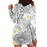 Tonga Christmas Hoodie Dress Kilisimasi Fiefia Retro Style White LT05 - Polynesian Pride