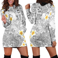 Tonga Christmas Hoodie Dress Kilisimasi Fiefia Retro Style White LT05 - Polynesian Pride