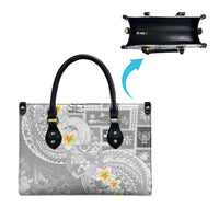 Tonga Christmas Leather Bag Kilisimasi Fiefia Retro Style White - Polynesian Pride
