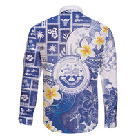 Federated States Of Micronesia Christmas Family Matching Tank Maxi Dress and Hawaiian Shirt Retro Style Bright Version LT05 - Polynesian Pride