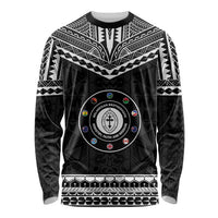 Personalised Melanesian Brotherhood Long Sleeve Shirt Ministry Faith And Mission LT05 Unisex Black - Polynesian Pride