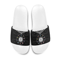 Melanesian Brotherhood Slide Sandals Ministry Faith And Mission LT05 Black - Polynesian Pride