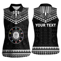 Personalised Melanesian Brotherhood Women Sleeveless Polo Shirt Ministry Faith And Mission LT05 - Polynesian Pride