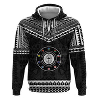 Personalised Melanesian Brotherhood Zip Hoodie Ministry Faith And Mission LT05 Pullover Hoodie Black - Polynesian Pride