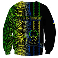 Custom Vanuatu Malampa Sweatshirt Polynesian Tribal LT6 - Polynesian Pride