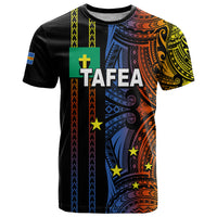 Custom Vanuatu Tafea T Shirt Polynesian Tribal LT6 Black - Polynesian Pride