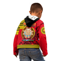 Papua New Guinea Kid Hoodie Melanesian Festival 2023 LT6 - Polynesian Pride