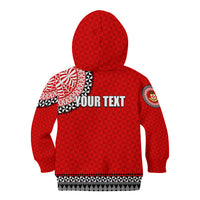 Tonga School Kolisi Tonga Kid Hoodie Tribal Pattern LT6 - Polynesian Pride