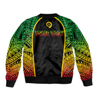 Custom Vanuatu Bomber Jacket Pround To Be A Ni-Van LT6 - Polynesian Pride