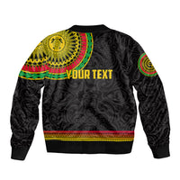 Custom Vanuatu Bomber Jacket Polynesia Circle LT6 - Polynesian Pride