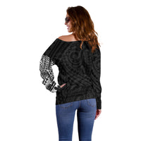 Polynesian German Shepherd Dog Off Shoulder Sweater Dog In My Heart LT6 - Polynesian Pride