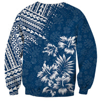 Hawaii Summer Sweatshirt Mix Polynesian Dark Blue LT6 - Polynesian Pride