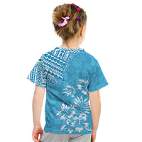 Hawaii Summer Kid T Shirt Mix Polynesian Light Blue LT6 - Polynesian Pride