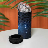 Matariki Te Tau Hou Mori 4 in 1 Can Cooler Tumbler New Zealand Starry Sky LT7 - Polynesian Pride