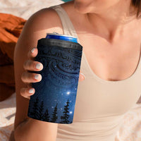 Matariki Te Tau Hou Mori 4 in 1 Can Cooler Tumbler New Zealand Starry Sky LT7 - Polynesian Pride