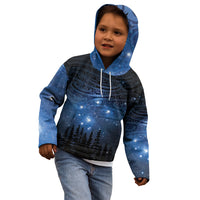 Matariki Te Tau Hou Māori Kid Hoodie New Zealand Starry Sky LT7 - Polynesian Pride
