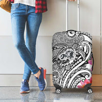 Aloha Kahoolawe Island Personalized Luggage Cover Ashen Dreamy Turtle