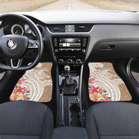 Aloha Ni’ihau Island Personalized Car Mats Beige Dreamy Turtle