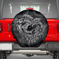 Hawaii Father's Day Vintage Lei Spare Tire Cover Hauoli la Makuakane - Black LT7 - Polynesian Pride