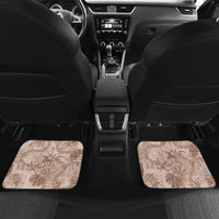 Hawaii Father's Day Vintage Lei Car Mats Hauoli la Makuakane - Beige