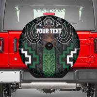 Maori Taiaha Pounamu Whakairo Personalized Spare Tire Cover Jade Poutama Motifs LT7 - Polynesian Pride