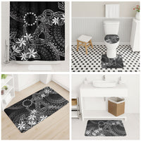 Black Kuki Airani Tapakau Bathroom Set Tribal Anchor Mix Tiare