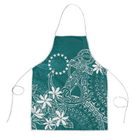 Teal Kuki Airani Tapakau Apron Tribal Anchor Mix Tiare