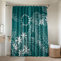 Teal Kuki Airani Tapakau Bathroom Set Tribal Anchor Mix Tiare