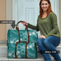 Teal Kuki Airani Tapakau Travel Bag Tribal Anchor Mix Tiare