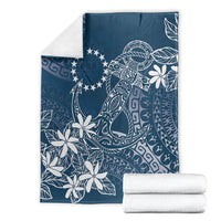 Navy Kuki Airani Tapakau Blanket Tribal Anchor Mix Tiare