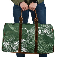 Sage Green Kuki Airani Tapakau Travel Bag Tribal Anchor Mix Tiare LT7 Sage Green - Polynesian Pride