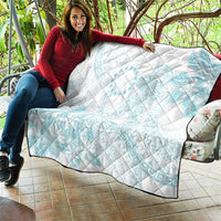 Turquoise Kuki Airani Tapakau Quilt Tribal Anchor Mix Tiare