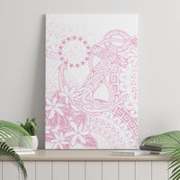 Candy Pink Kuki Airani Tapakau Canvas Wall Art Tribal Anchor Mix Tiare