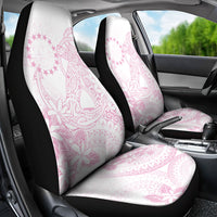 Candy Pink Kuki Airani Tapakau Car Seat Cover Tribal Anchor Mix Tiare LT7 - Polynesian Pride