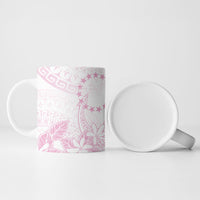 Candy Pink Kuki Airani Tapakau Ceramic Mug Tribal Anchor Mix Tiare