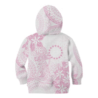 Candy Pink Kuki Airani Tapakau Kid Hoodie Tribal Anchor Mix Tiare LT7 - Polynesian Pride