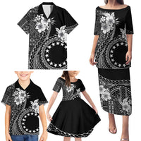 Kia Orana Cook Islands Family Matching Puletasi and Hawaiian Shirt Tiare and Stars LT7 - Polynesian Pride