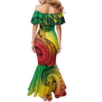 Vanuatu 45th Independence Anniversary Family Matching Mermaid Dress and Hawaiian Shirt Ni-Van Sandroing LT7 - Polynesian Pride