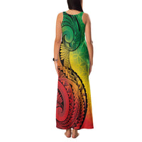 Vanuatu 45th Independence Anniversary Family Matching Tank Maxi Dress and Hawaiian Shirt Ni-Van Sandroing LT7 - Polynesian Pride
