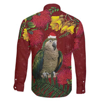 Kakapo Bird New Zealand Family Matching Short Sleeve Bodycon Dress and Hawaiian Shirt Floral Christmas LT7 - Polynesian Pride