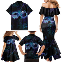 Polynesian Personalized Memorial Family Matching Mermaid Dress and Hawaiian Shirt Oceanic Infinity Symbol - Until We Meet Again LT7 - Polynesian Pride
